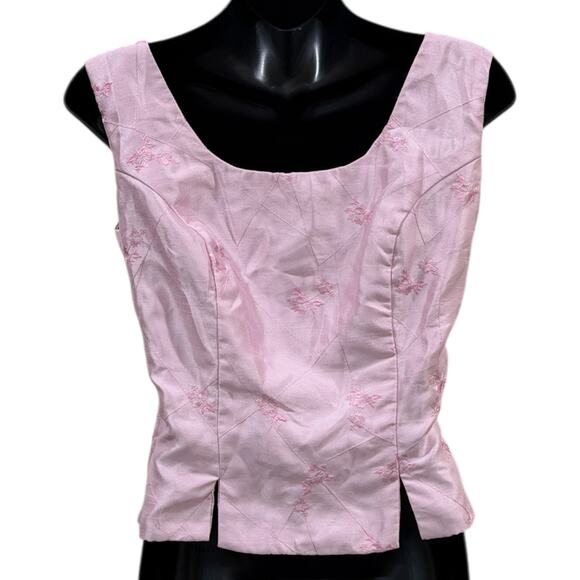 90s Do You Love Me? Formal Satin Blouse - Picture 4 of 8